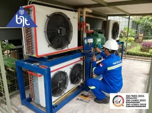 Jasa instalasi mesin condensing unit cold storage BJT